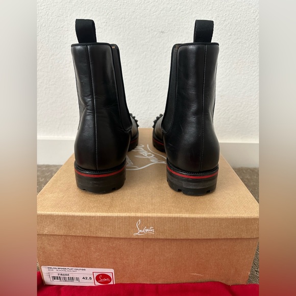 Christian Louboutin - Melon Spikes - Calf Leather - Black - 42.5 (9.5 US) - Picture 5 of 9